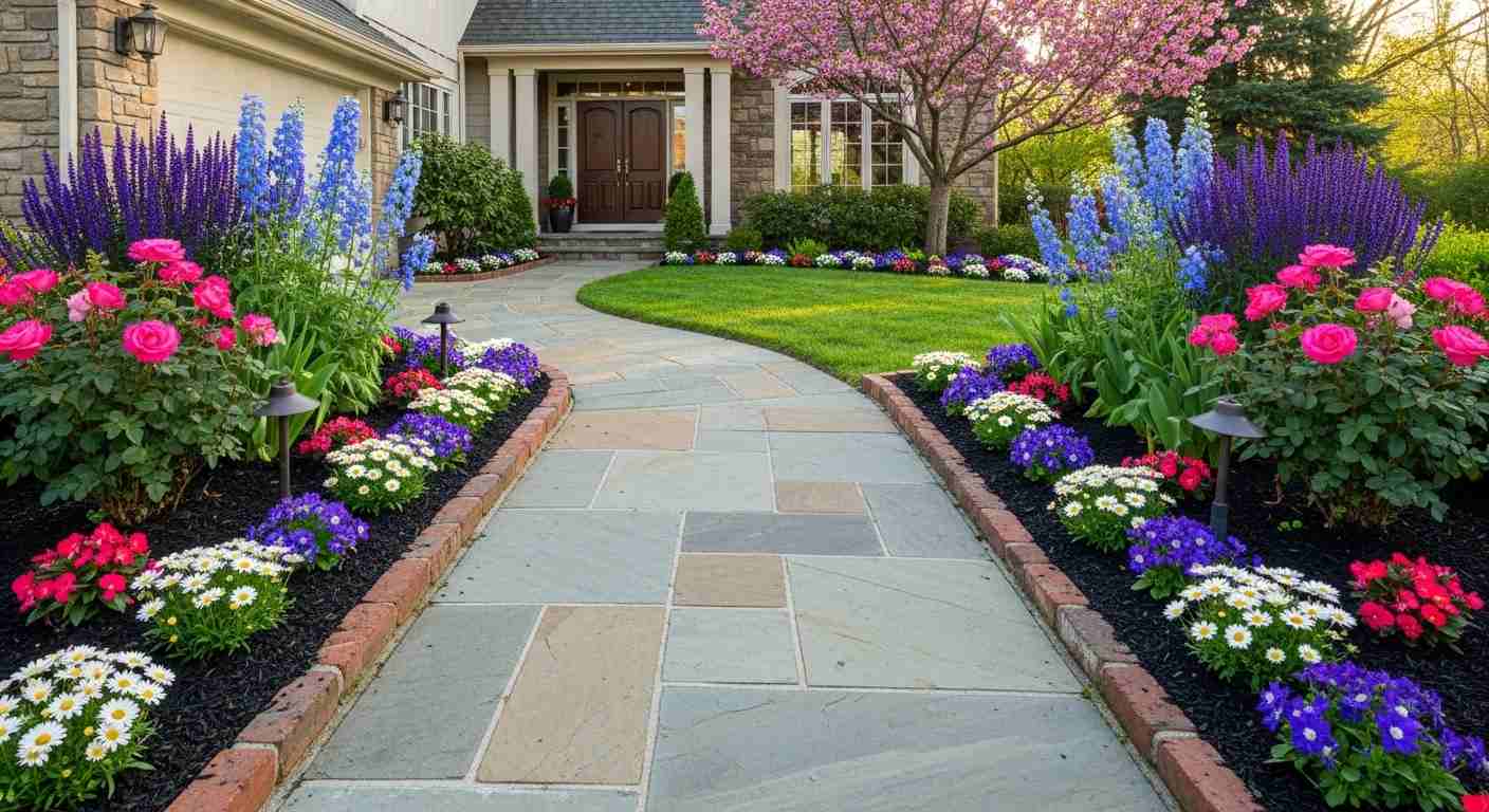 FRONT YARD FLOWER BEDS FAST