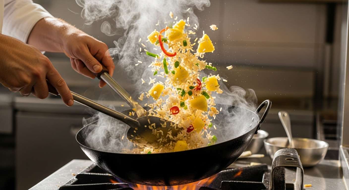 Make Pineapple Fried Rice: 