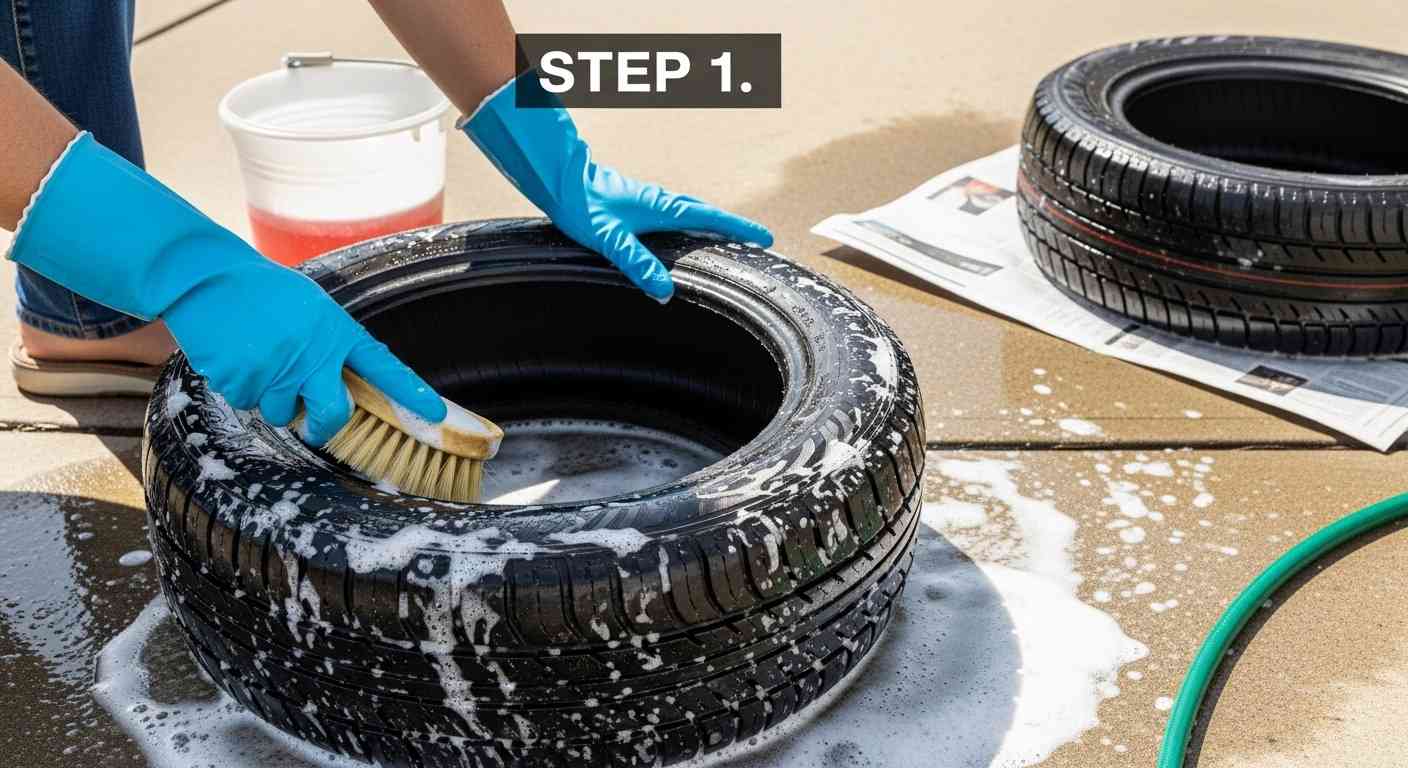 Locate and clean Your Tire
