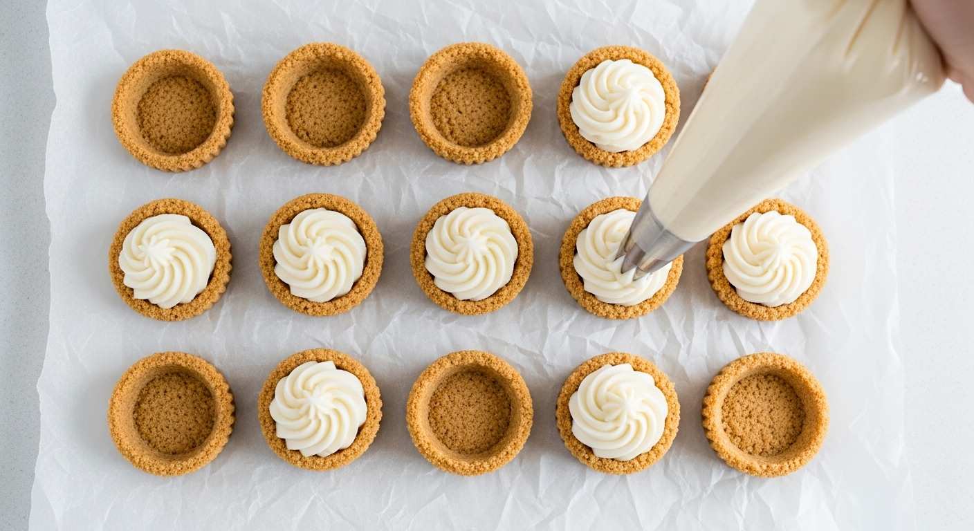 Assemble your Cheesecake Bites