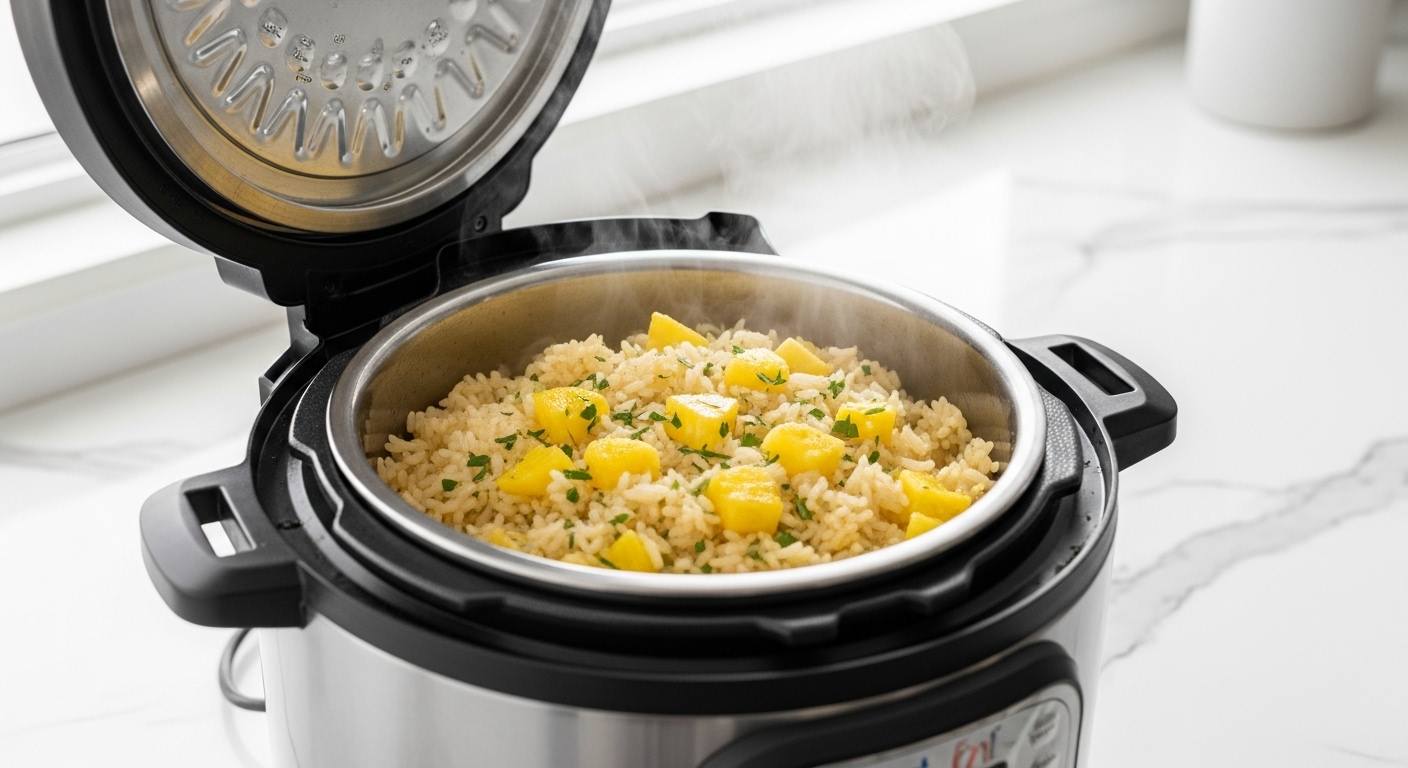 Instant Pot Pineapple Lime Rice