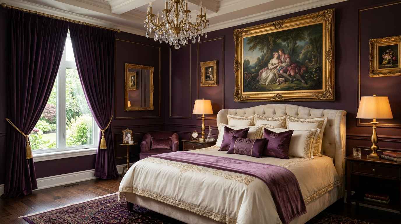  Moody Plum with Gold