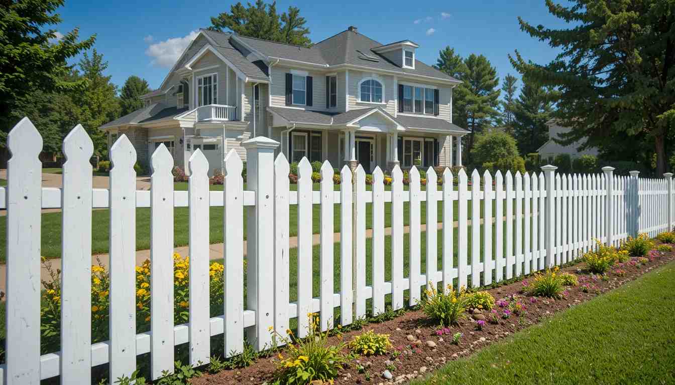 Pallet Picket Fence