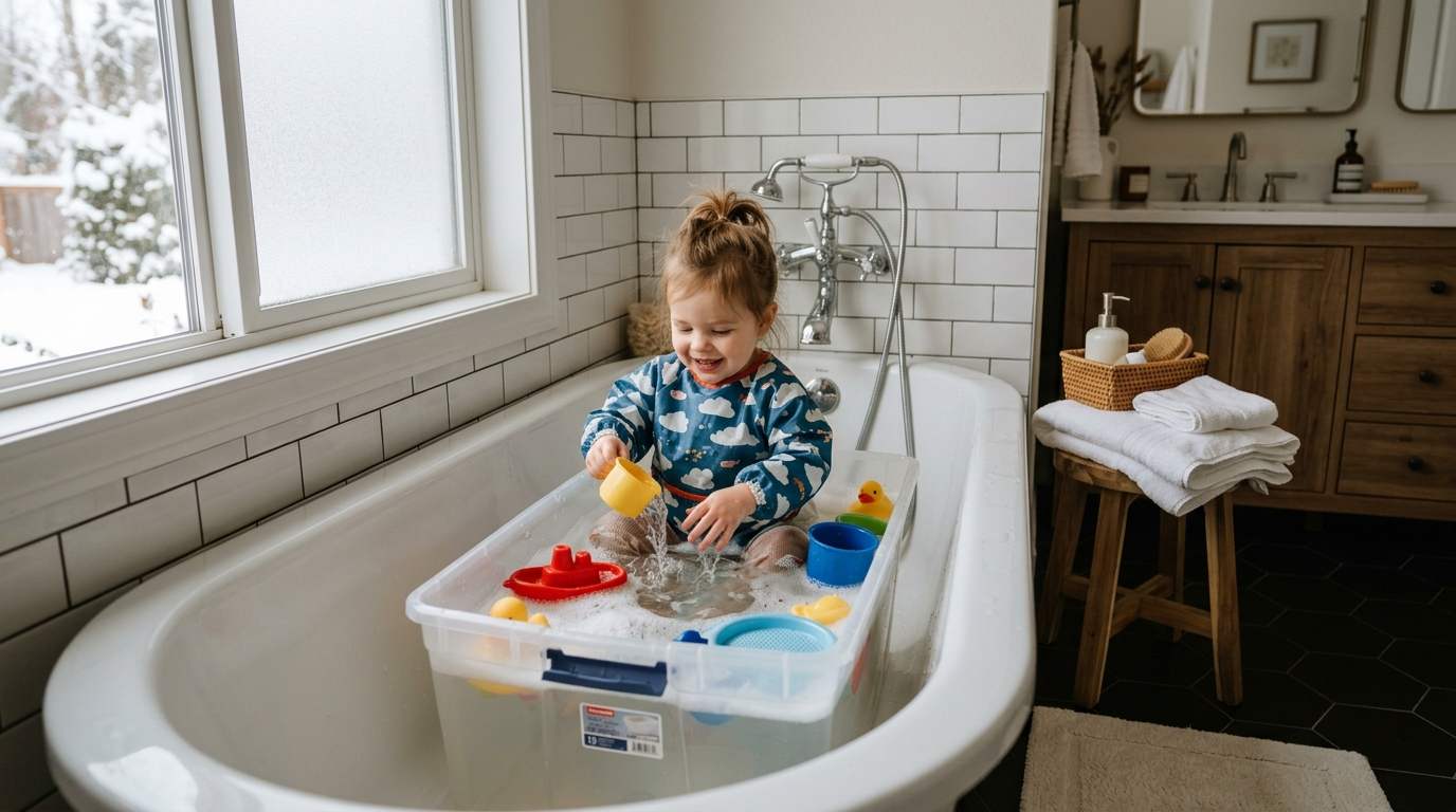 Winter Indoor Water Table