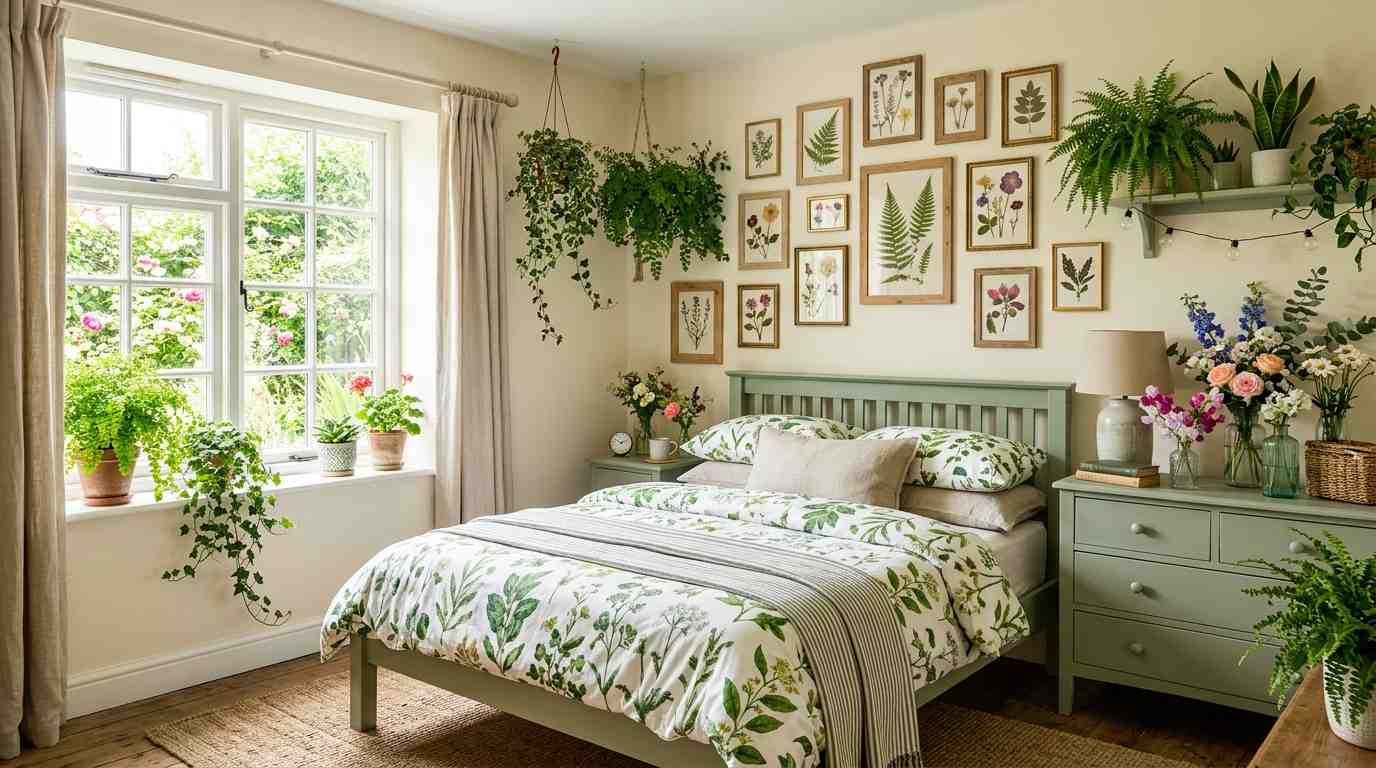 Garden-Inspired Bedroom