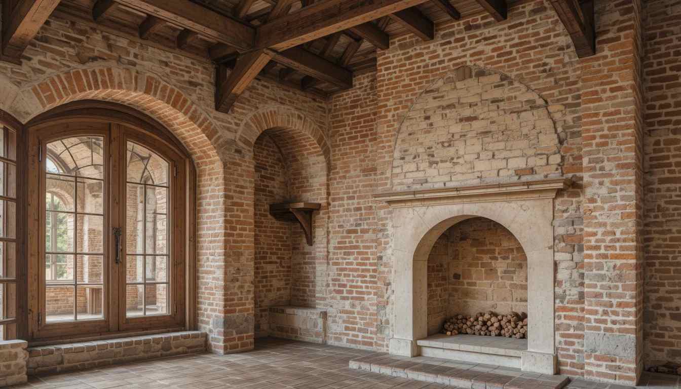 Exposed Brick and Stone Architecture