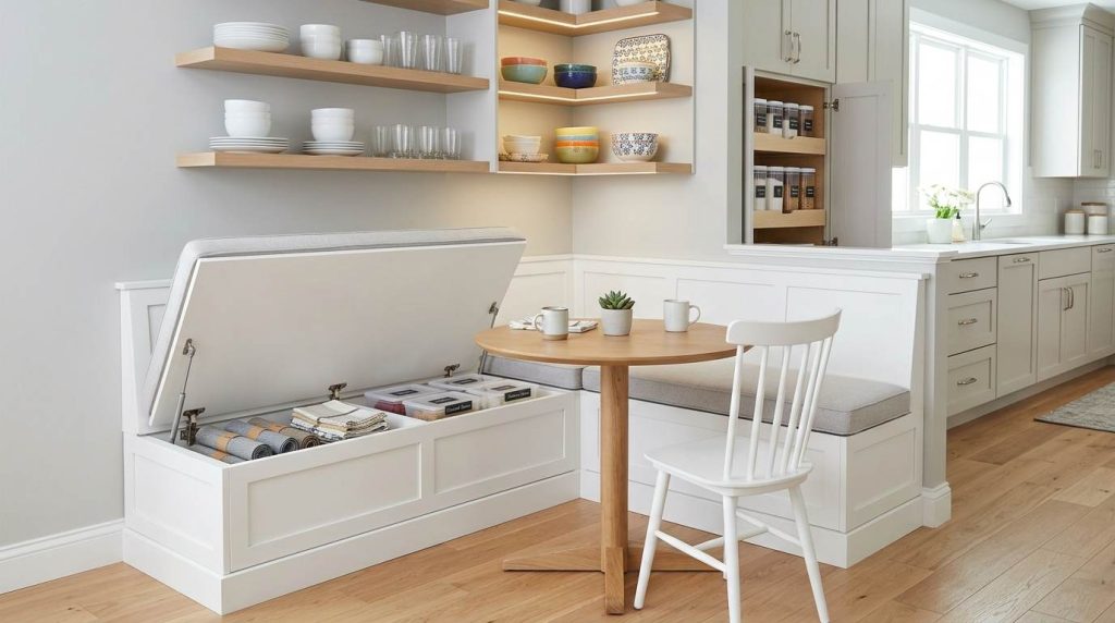  Kitchen Nook Storage Solutions