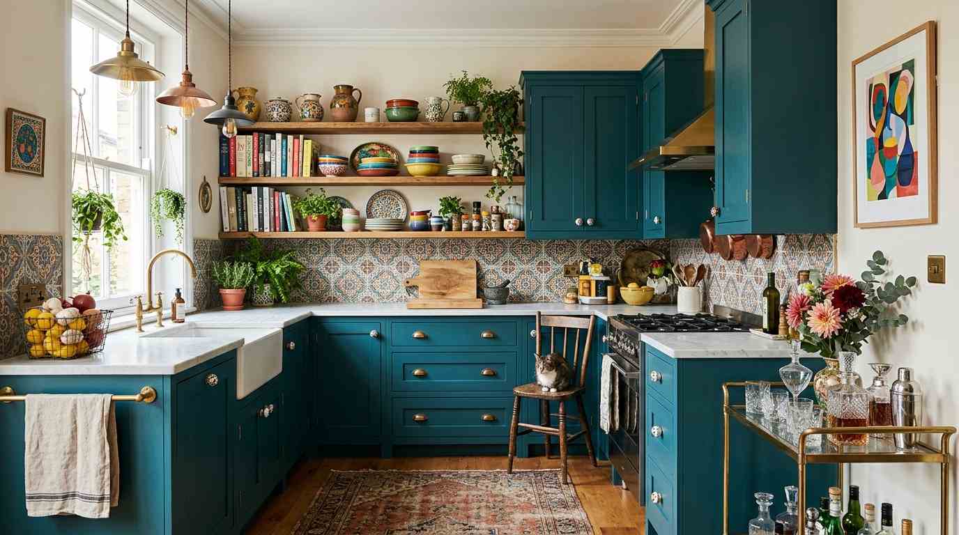 Eclectic Victorian Kitchen 