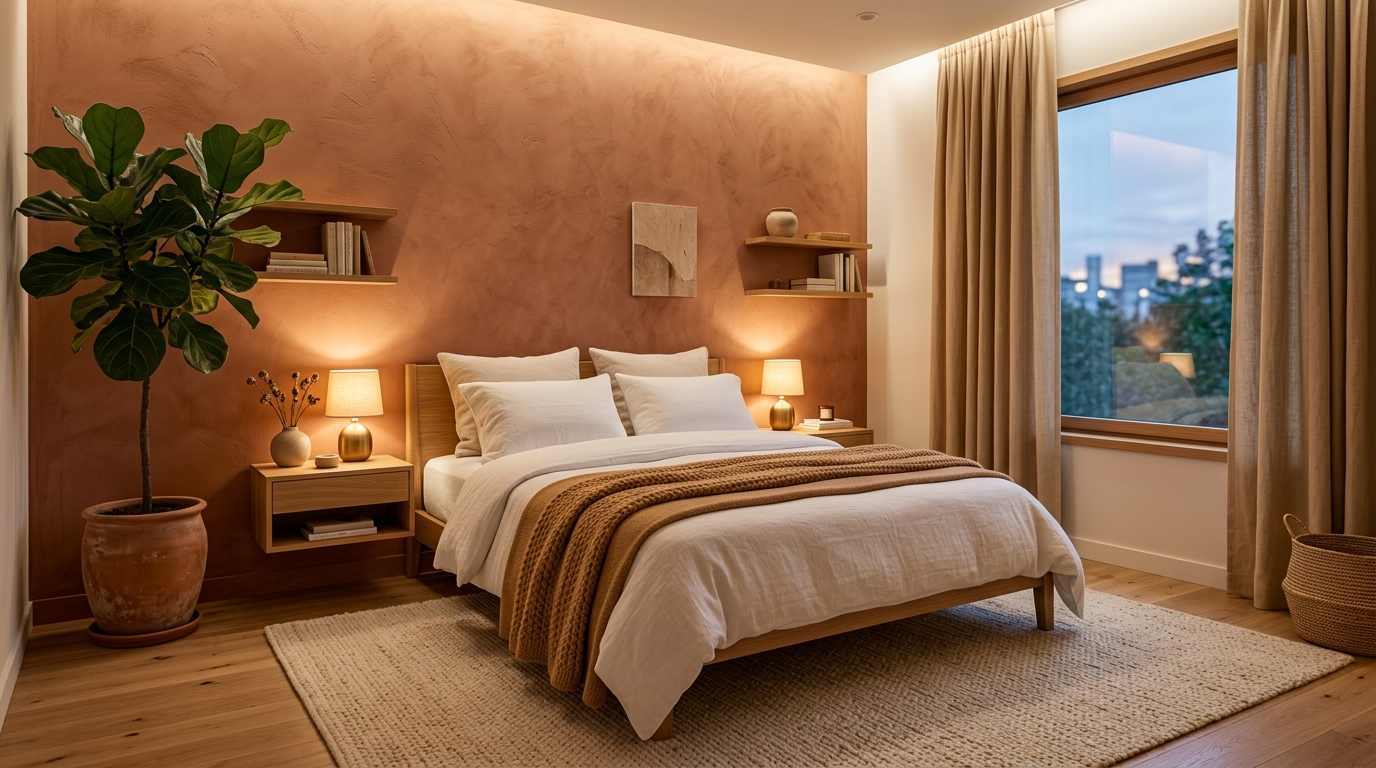 Cozy Modern Guest Bed Room