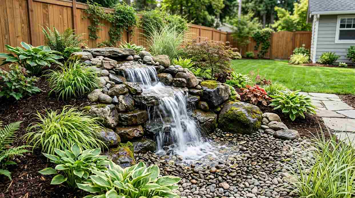  Pondless Backyard Waterfall