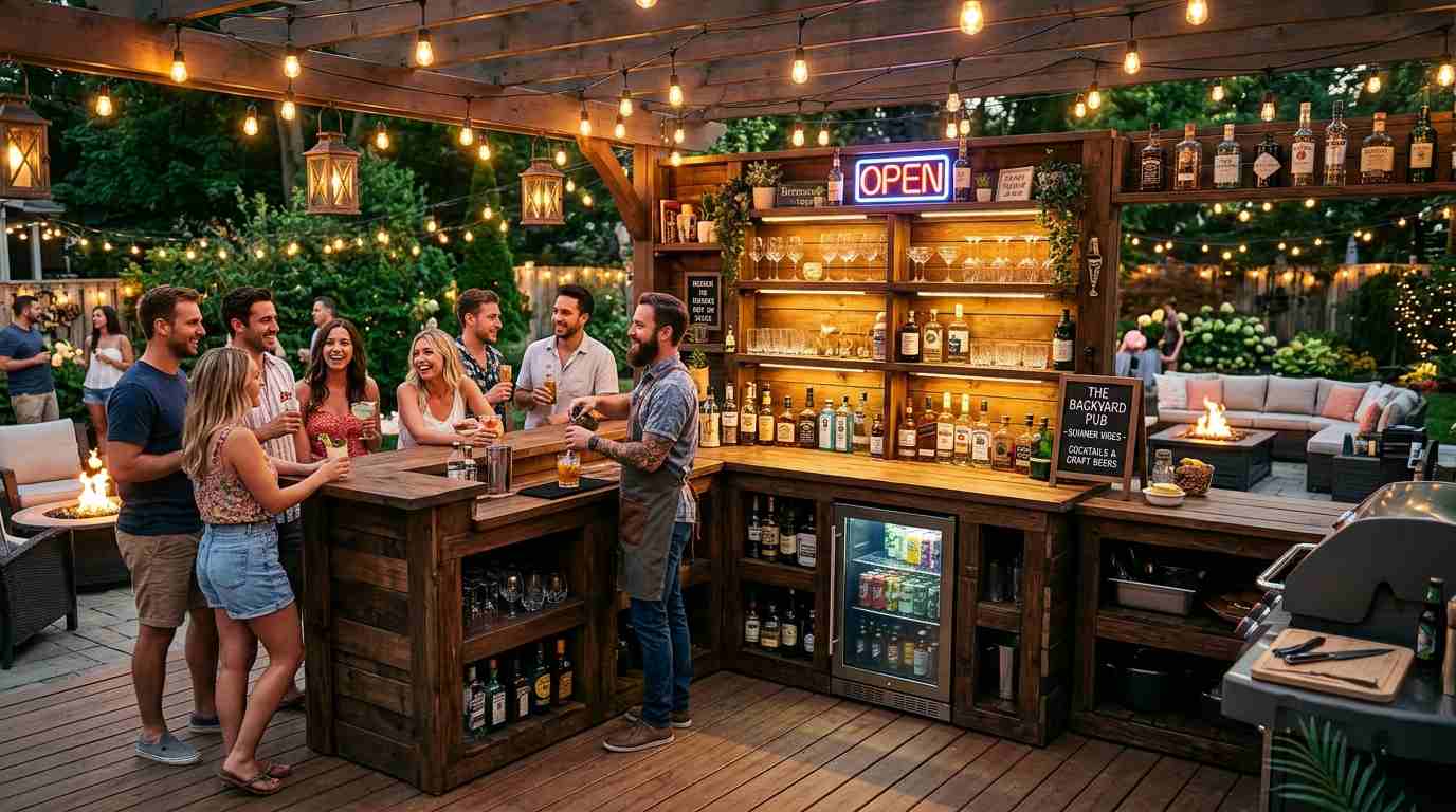 Pallet Outdoor Bar