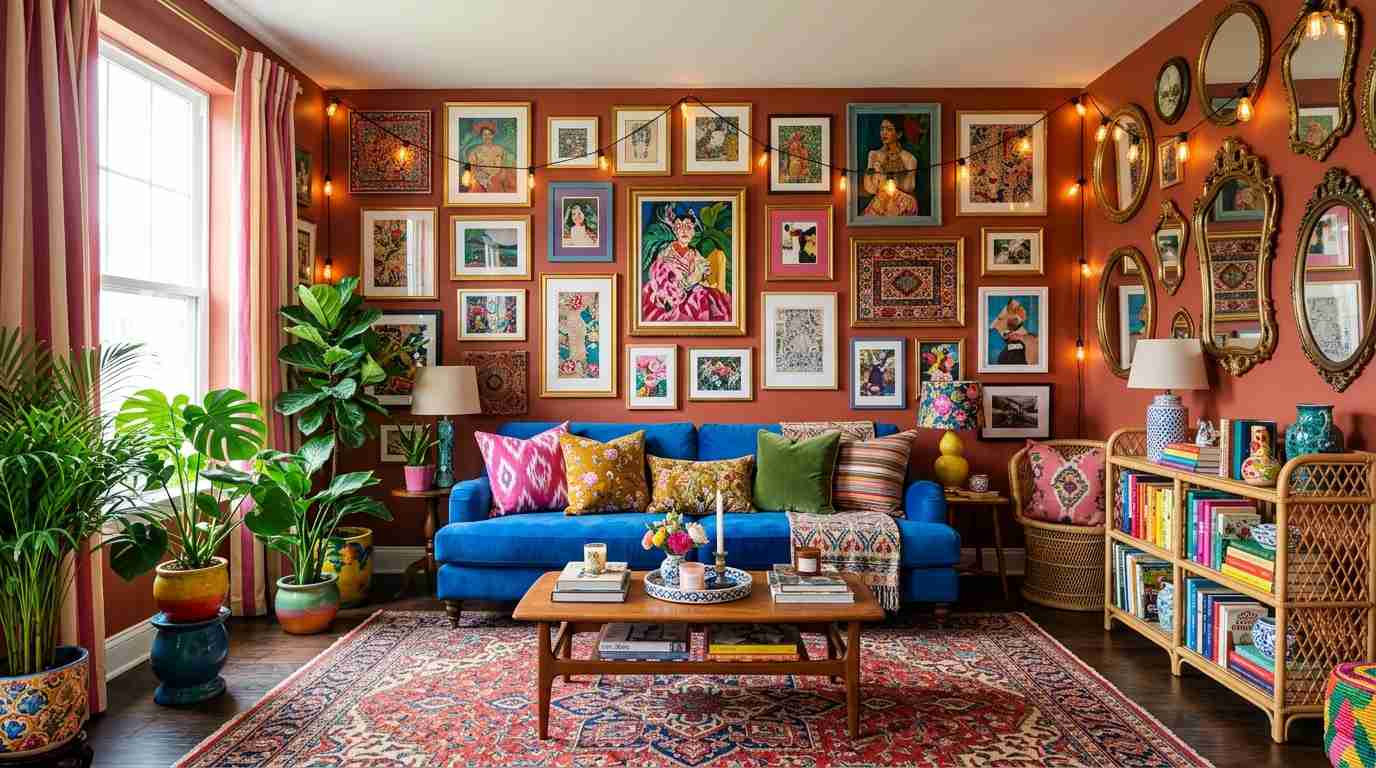 Maximalist With Multiple Bold Colors
