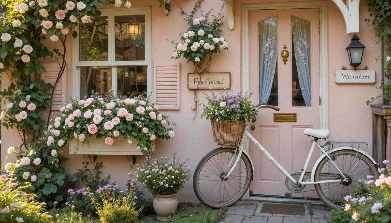 Cottage Core Romantic Entrance