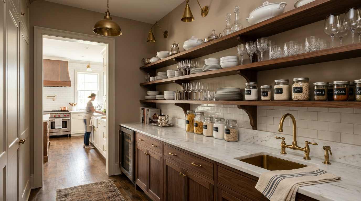Butler’s Pantry Hybrid Layout