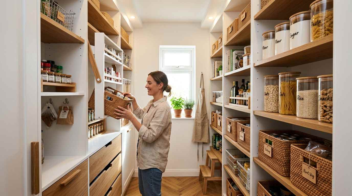 Walk-In Pantry Kitchen Layout