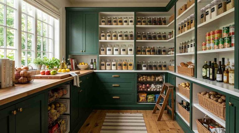 Walk-In Pantry Kitchen Layout