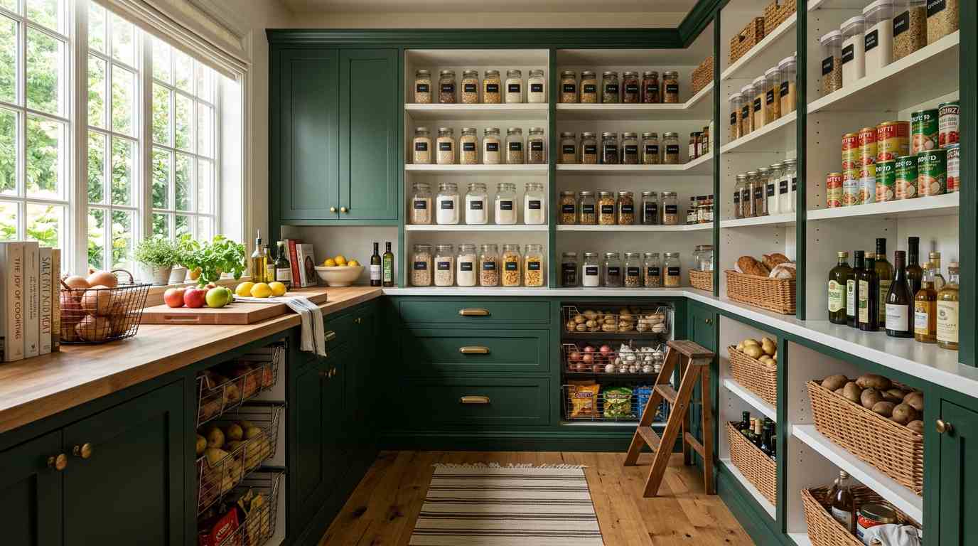 Walk-In Pantry Kitchen Layout
