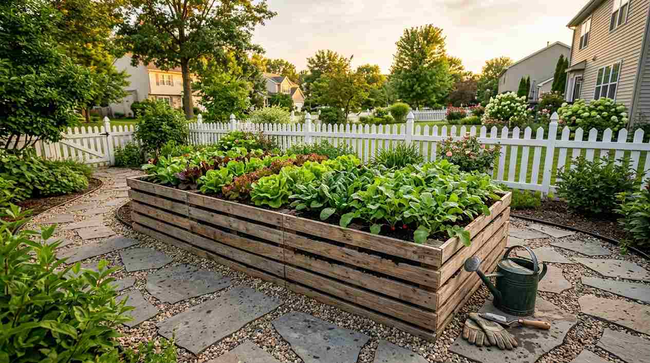 Vertical Pallet Herb Garden