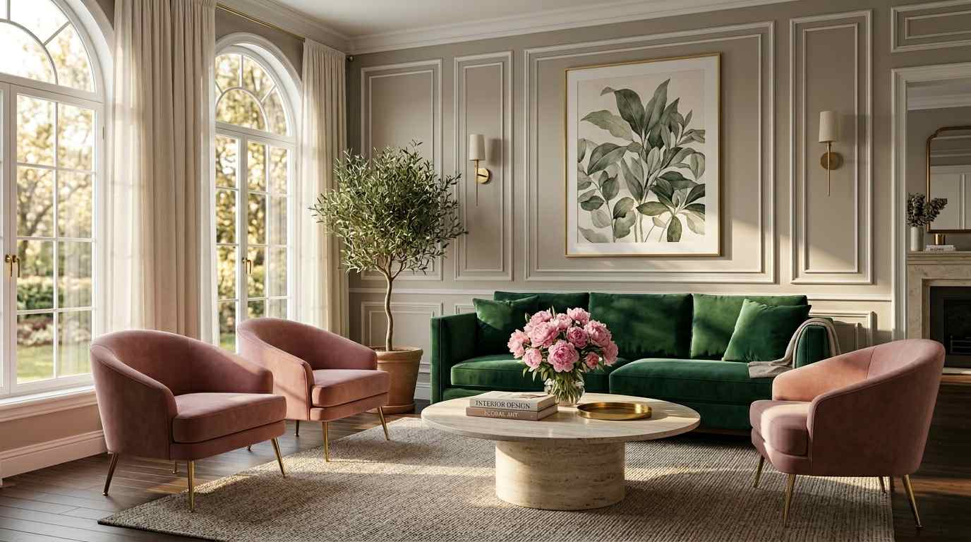 Deep Emerald Sofa