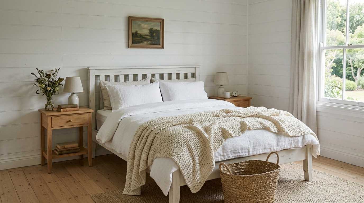 Classic White and Wood Combination