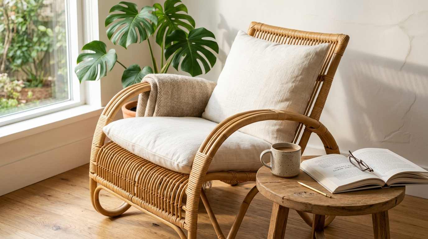 Rattan Lounge Chair