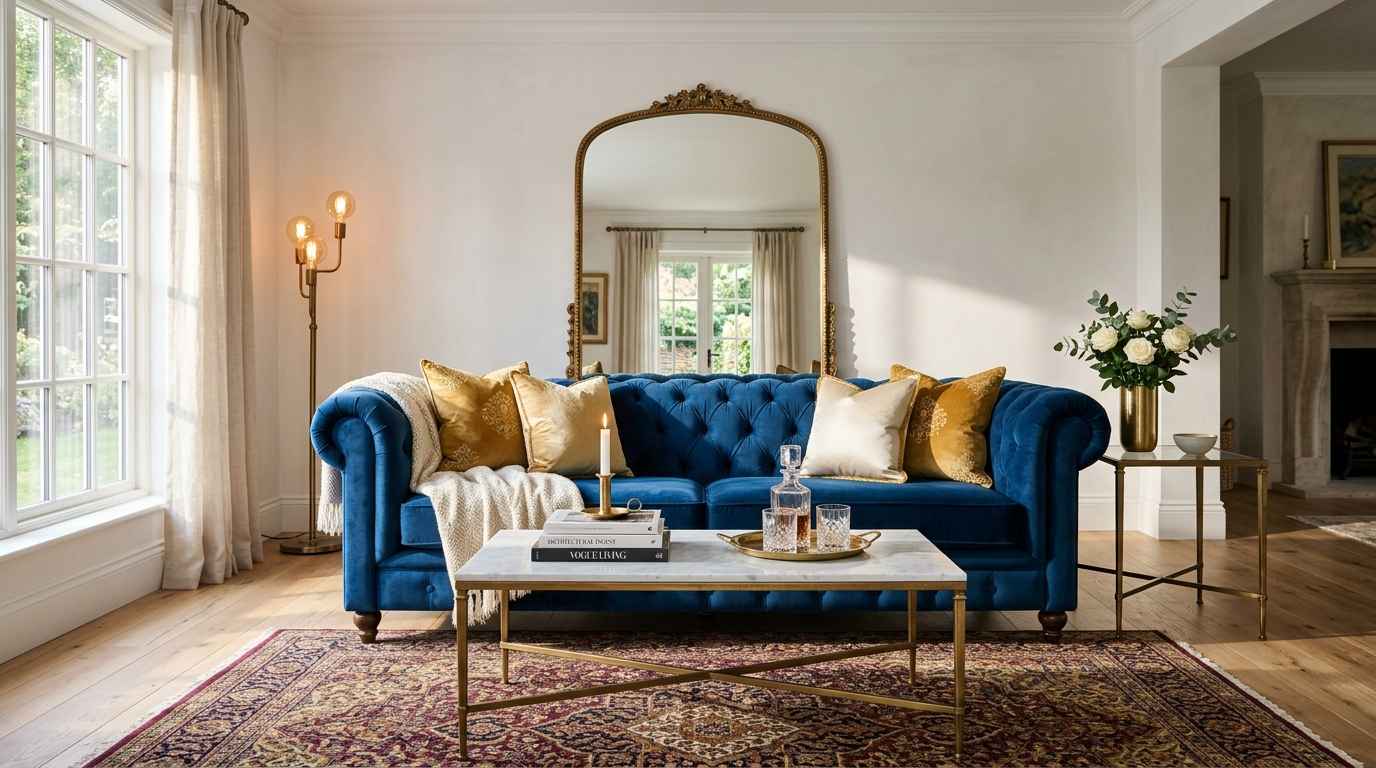 Go Bold With a Jewel Tone Sofa
