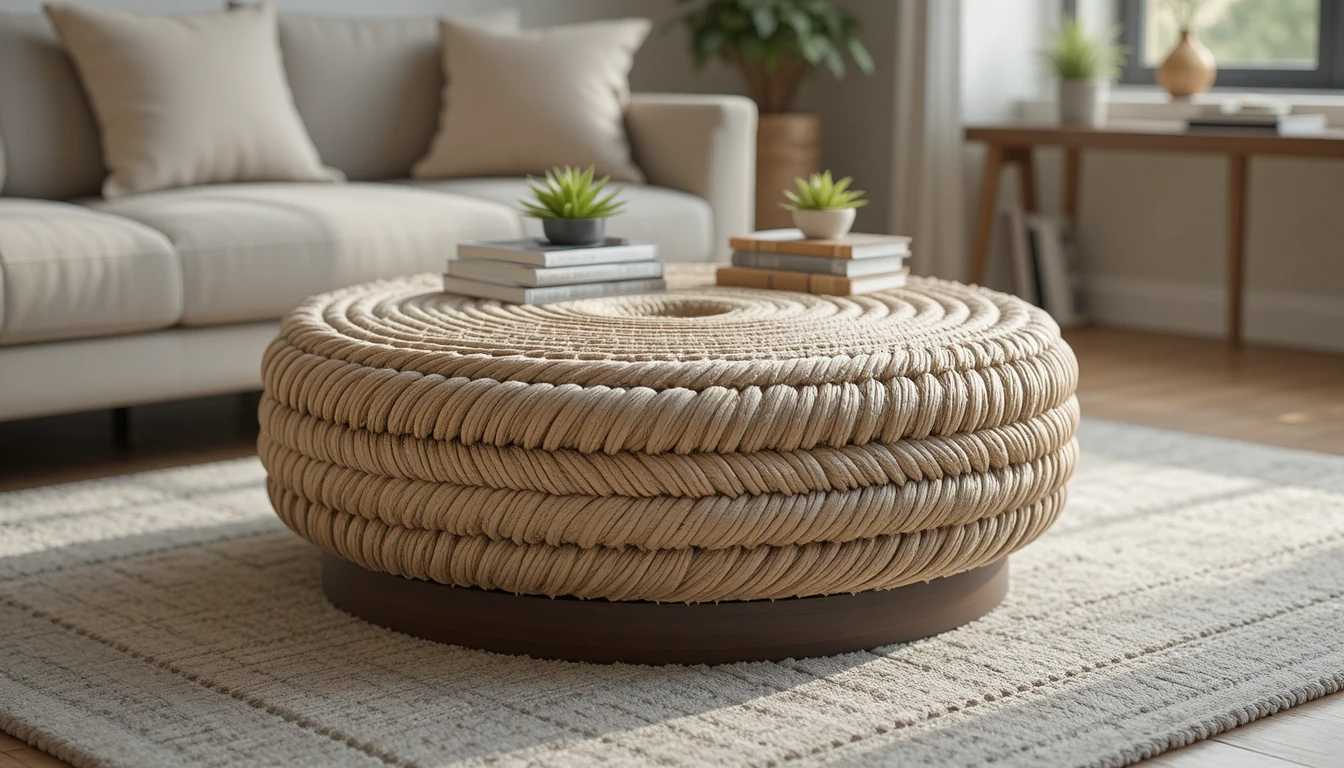 Luxury Tire Ottoman