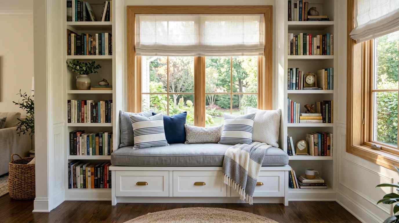 Window Seat Reading Nook
