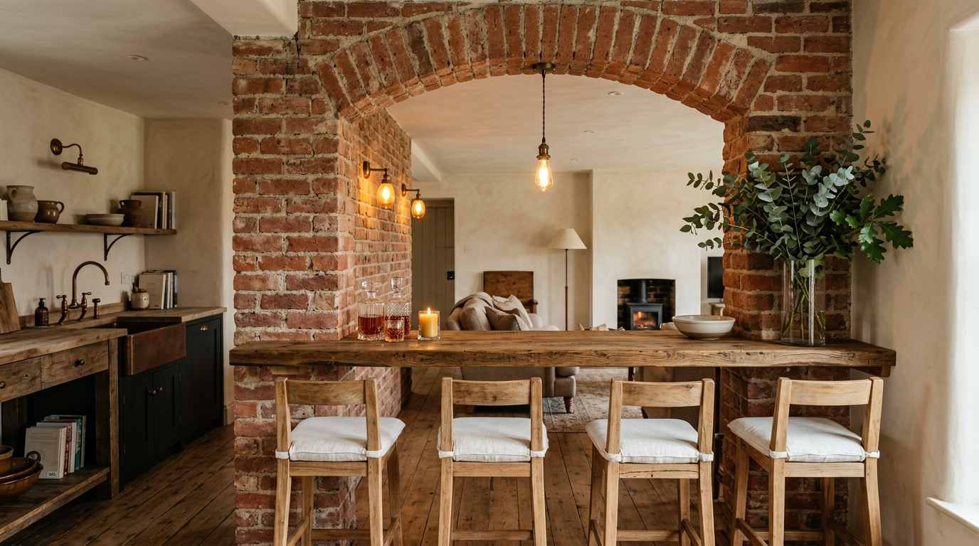  Rustic Brick Arch Window 