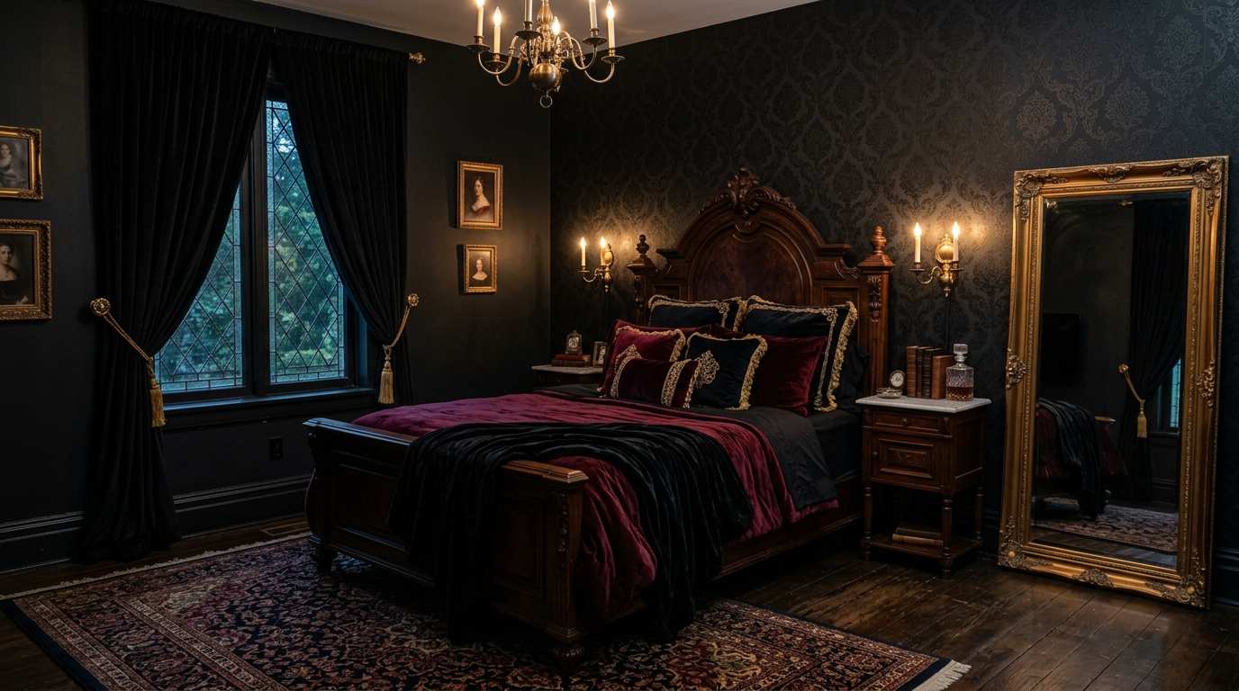 Victorian Bedrooms Dark and Moody