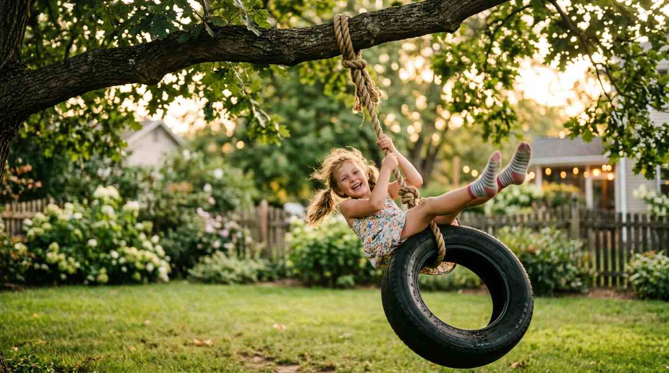 Kids' Dream Tire Swing