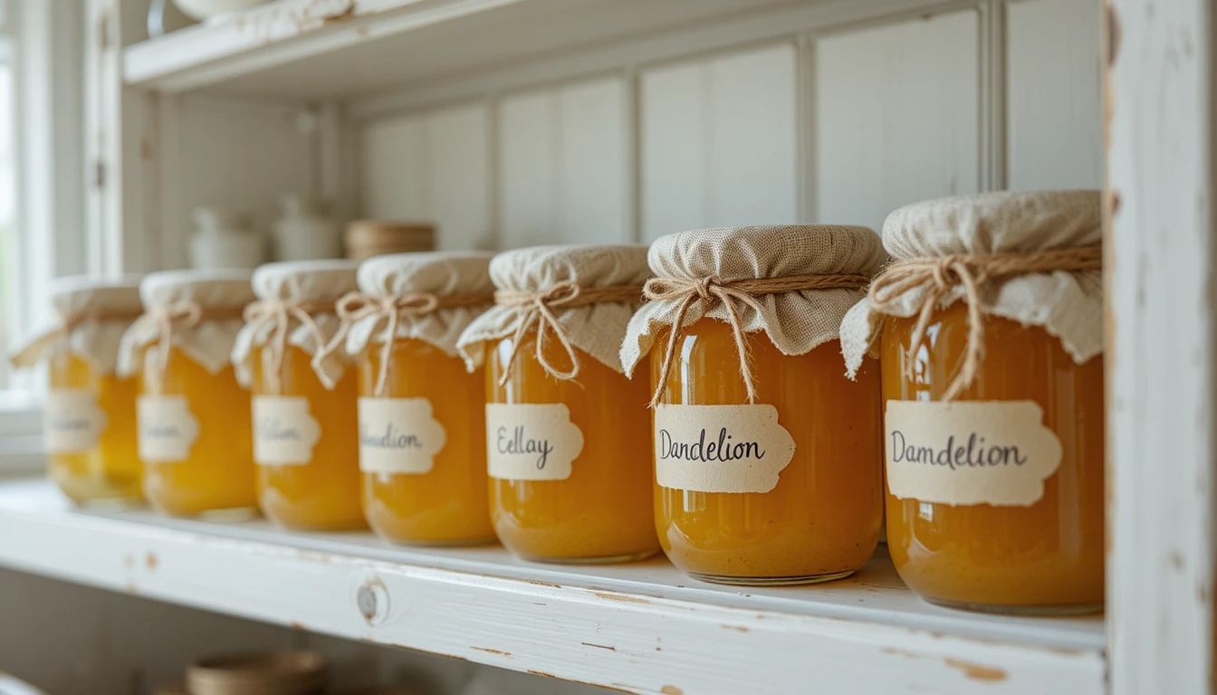  Store and Preserve Dandelions