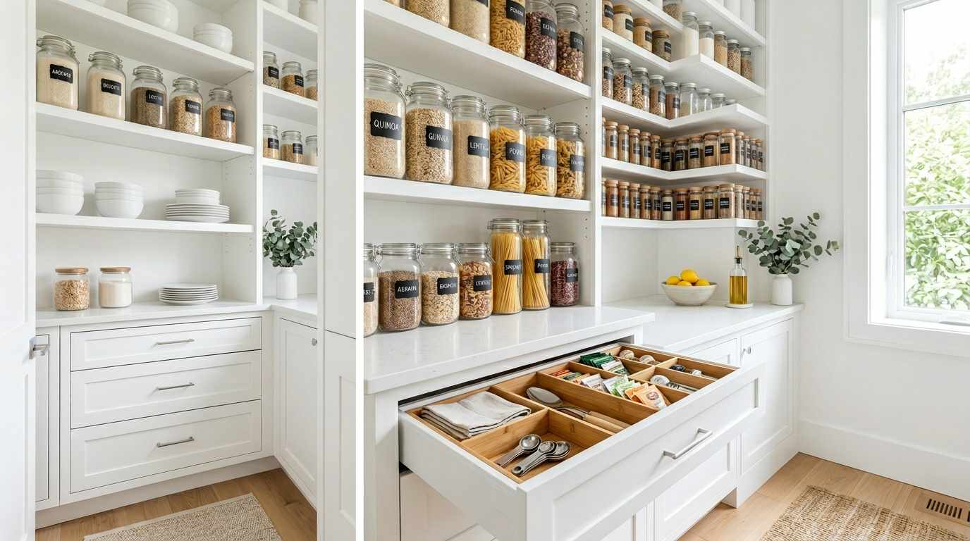 White Modern Pantry