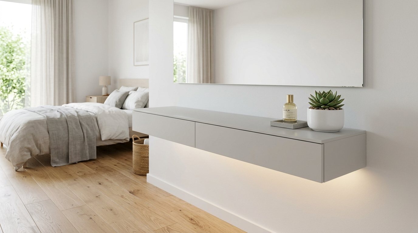 Floating Wall-Mounted Vanity