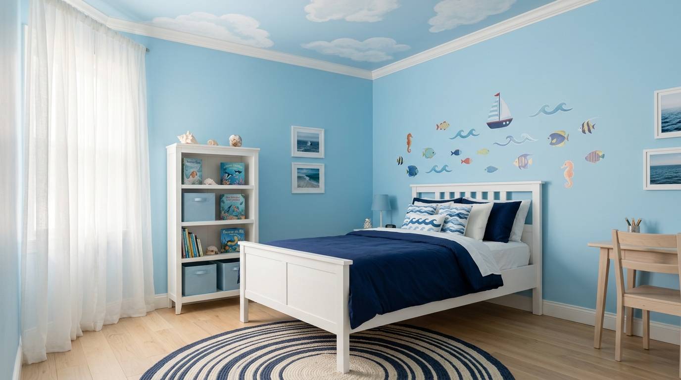 Ocean Blue Calm Sanctuary

