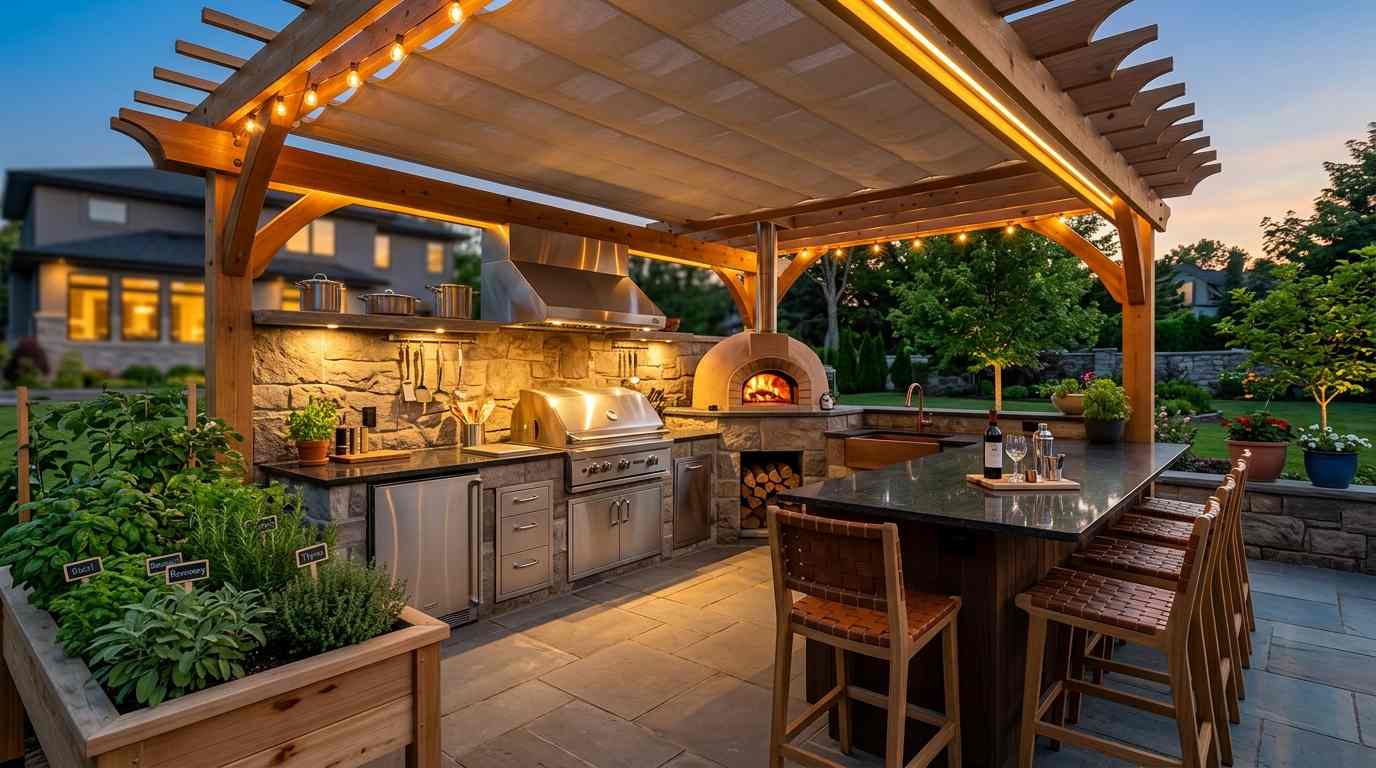 Gourmet Outdoor Kitchen