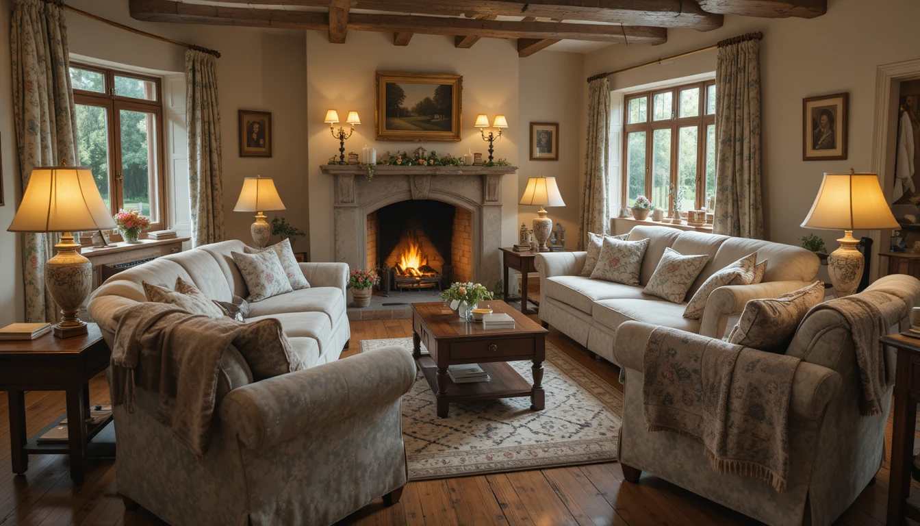 Cozy Cottage Living Room 