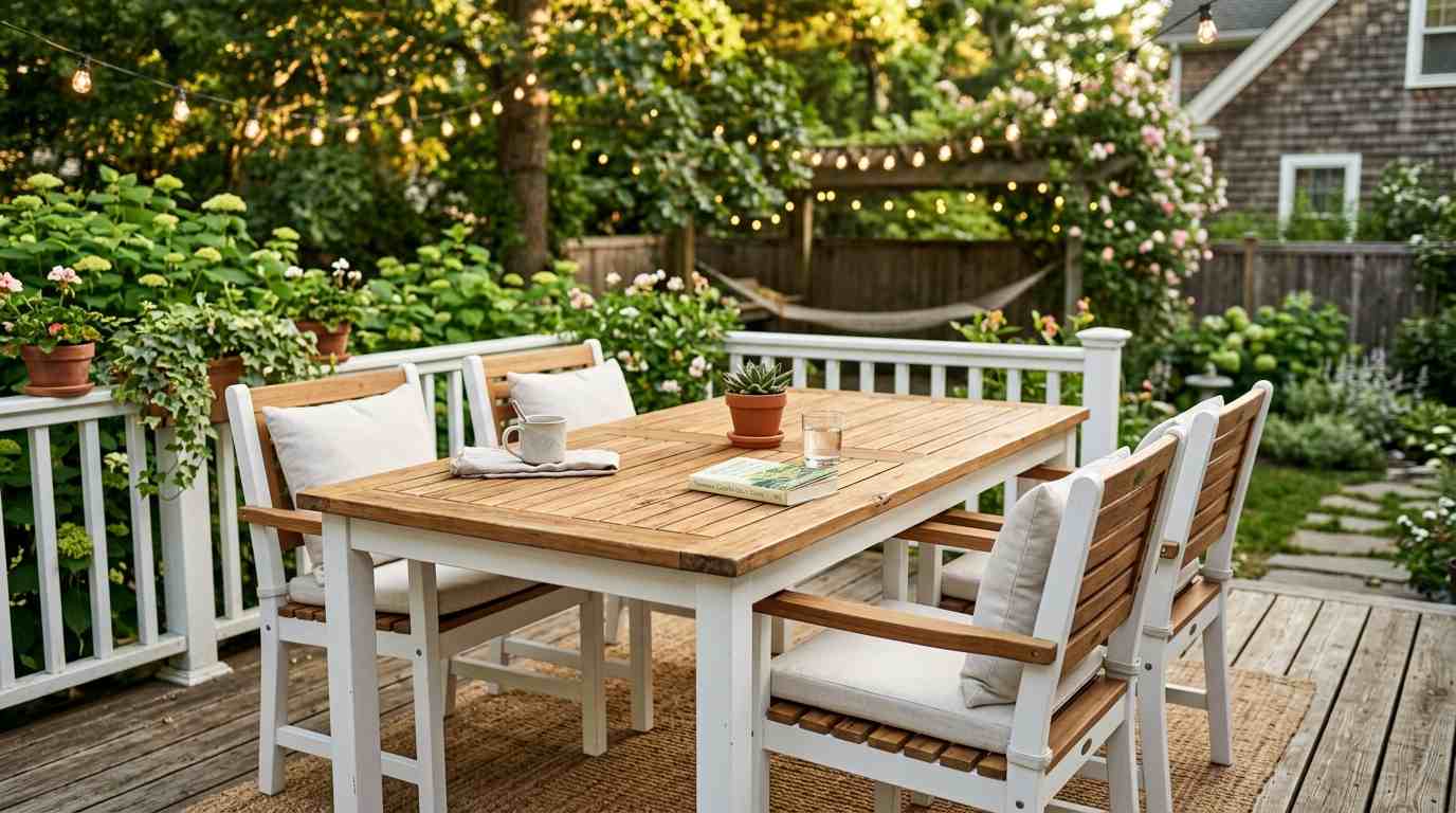 Chalk Paint Outdoor Furniture Look