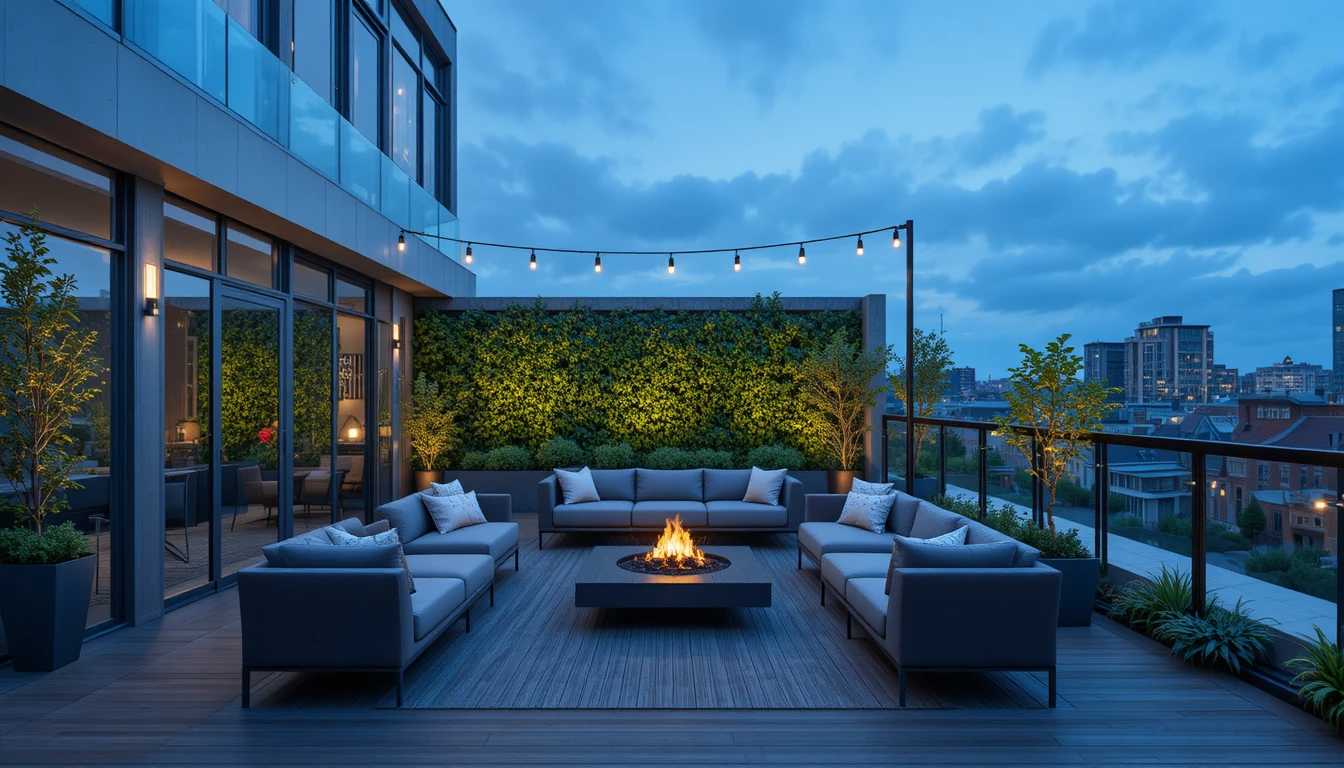 Urban Rooftop Terrace