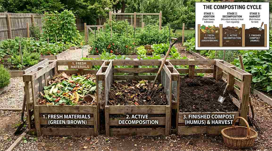 Pallet Compost Bin