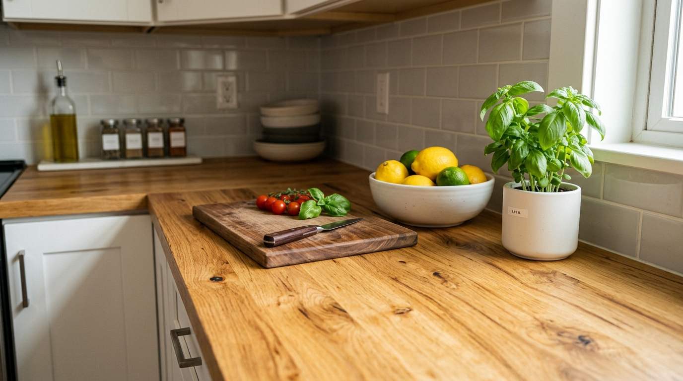 Natural Wood Countertops