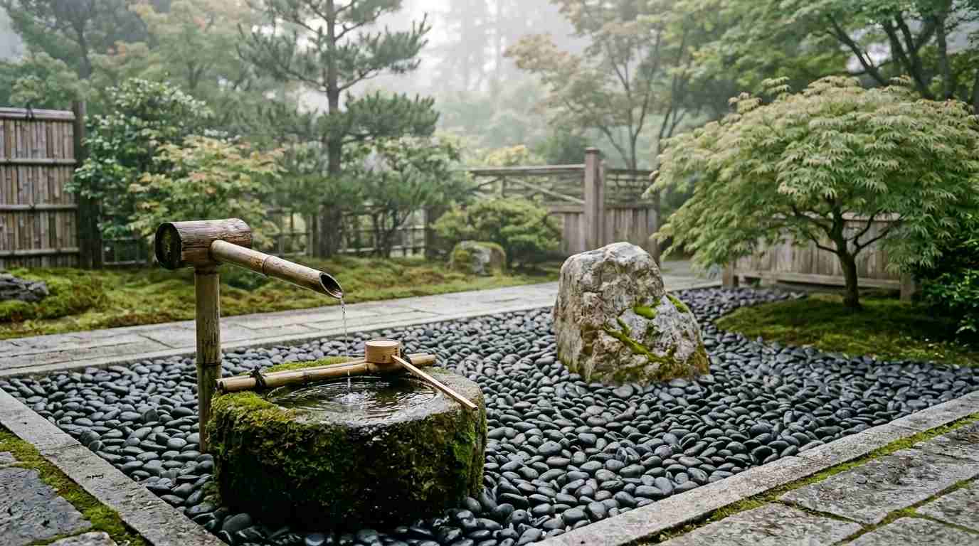 Japanese Zen Garden Waterfall