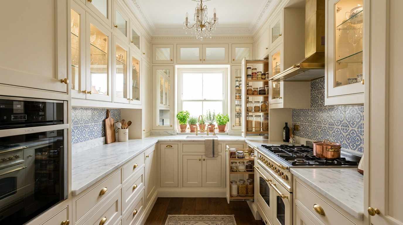 Small Victorian Kitchen 