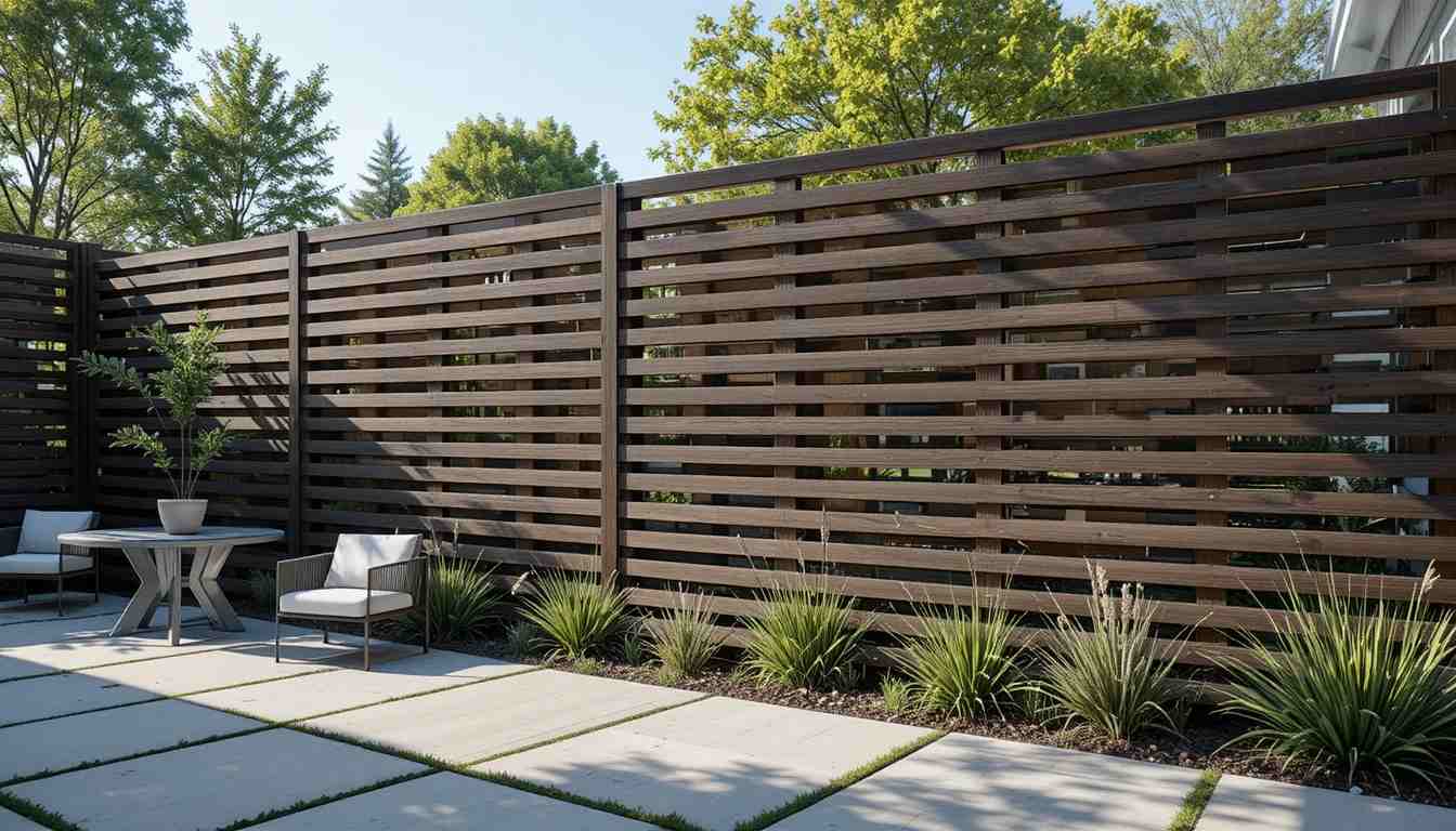  Louvered Pallet Privacy Screen