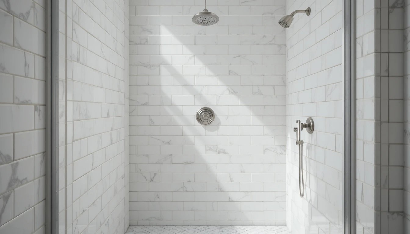 Classic White Subway Tile with a Twist