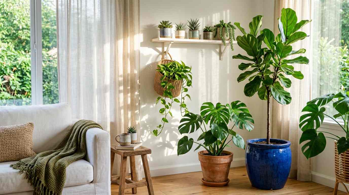 Bring in Plants for Natural Color
