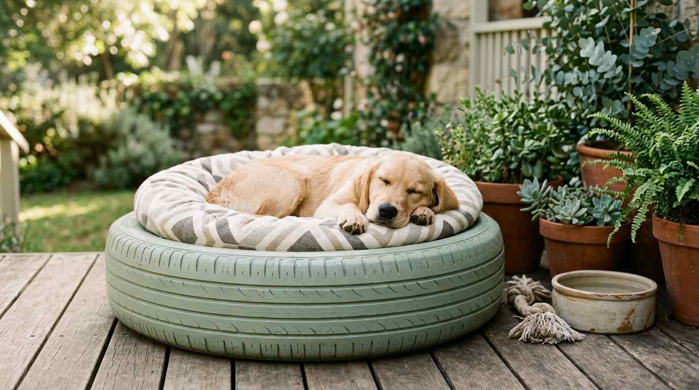 Tire Dog Bed