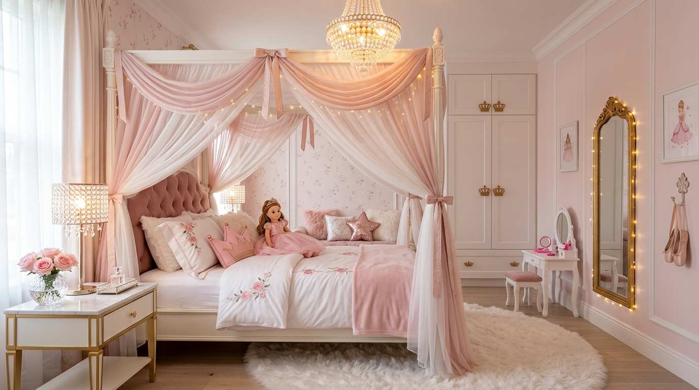  Luxury Canopy Bed 
