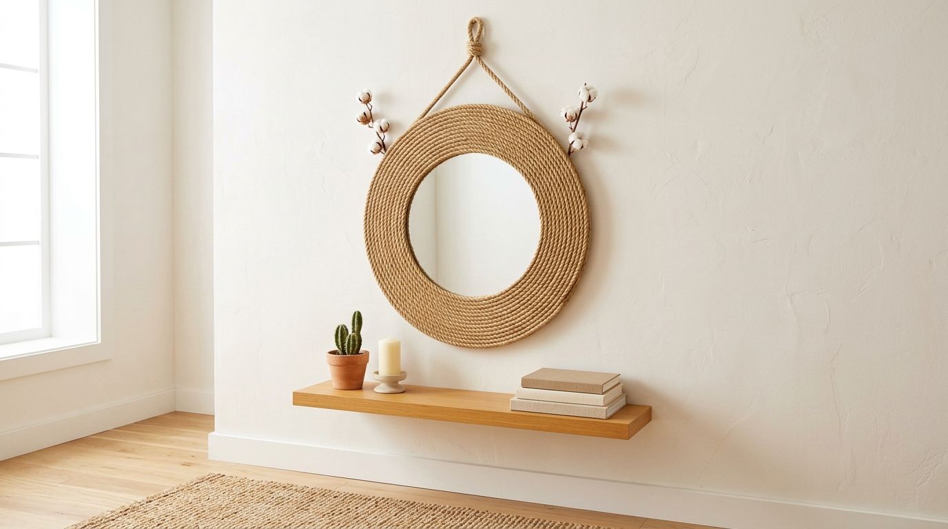 Rope & Jute Bohemian Mirror

