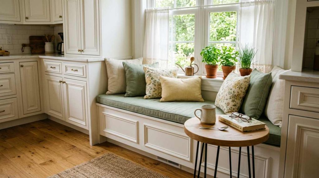 Window Seat Kitchen Transformation
